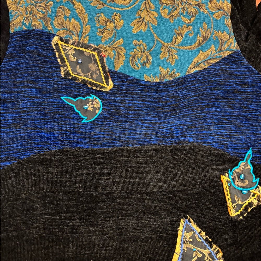 Bloomchic Multicolor Patchwork Utility Jacket - image 5